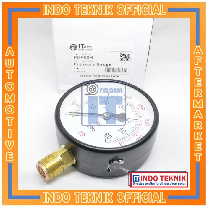 Pressure Gauge Nozzle Tester S60H Metering Tekanan 60 Mpa 8000 Psi