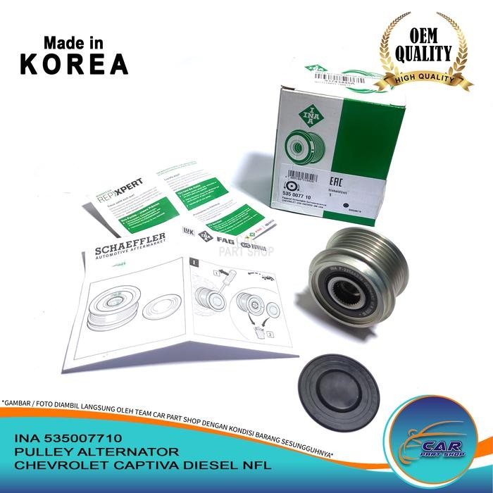 Pulley Alternator Captiva Pully Alternator Captiva Diesel Nfl Merk Ina