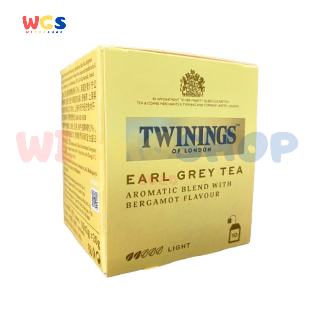 

READYY! Twinings of London Earl Grey Tea Bag 20g (10x2g) - Nikmati Sensasi Teh Hitam Bergamot yang