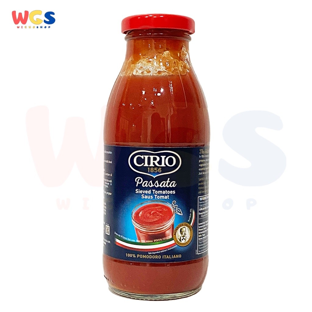 

READYY! Cirio Passata Steved Tomatoes 350 gr - Sauce Tomat