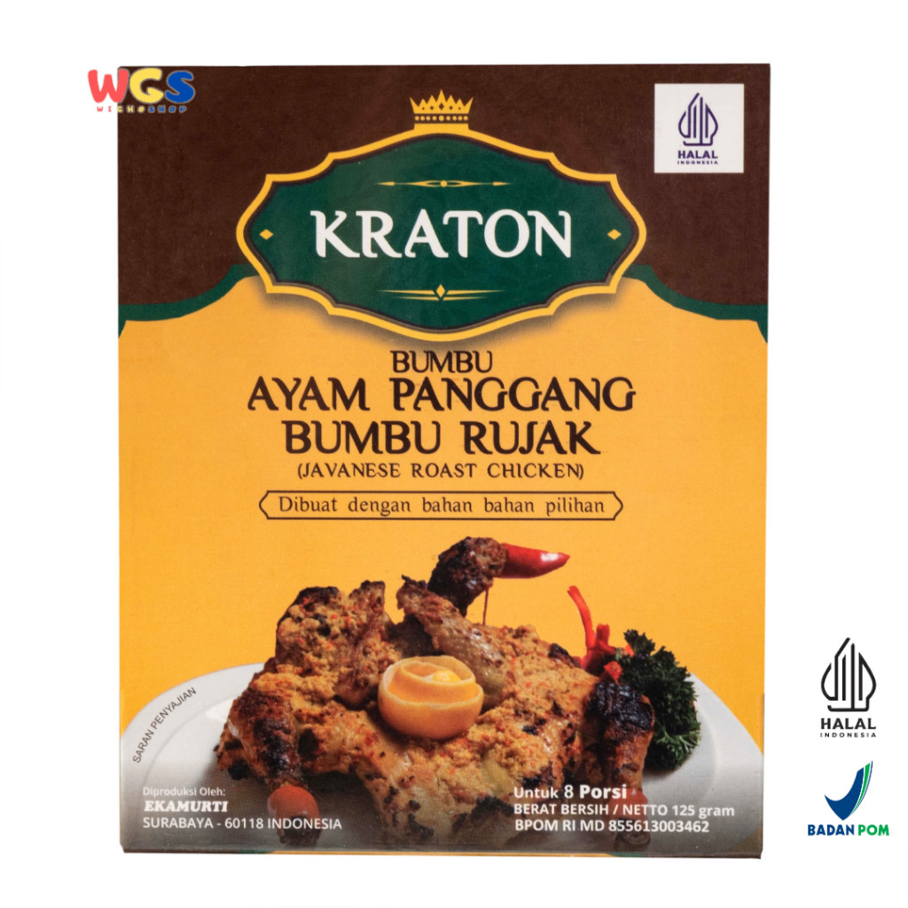 

READYY! KRATON Bumbu Ayam Panggang Bumbu Rujak 125g - Javanese Roast Chicken