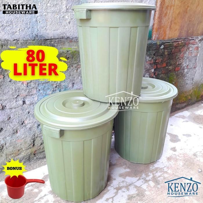 Ember 80 Liter Plastik Gentong bak air mandi air Plastik Cuci Murah