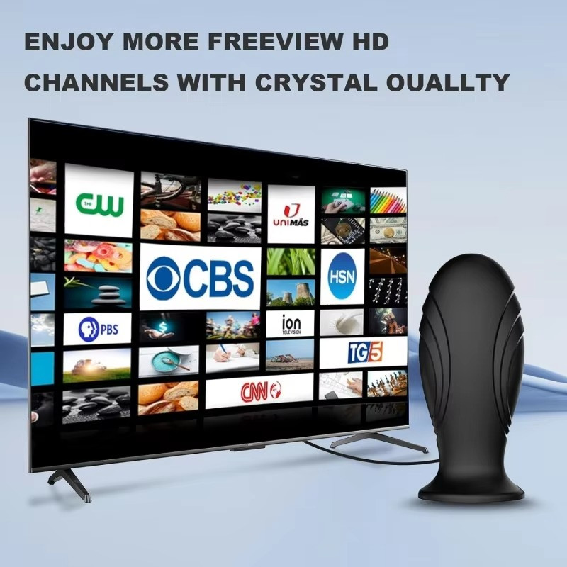 

Antena TV Digital DVB Dalam Ruangan Indoor DVB Digital TV Antenna Warna Hitam