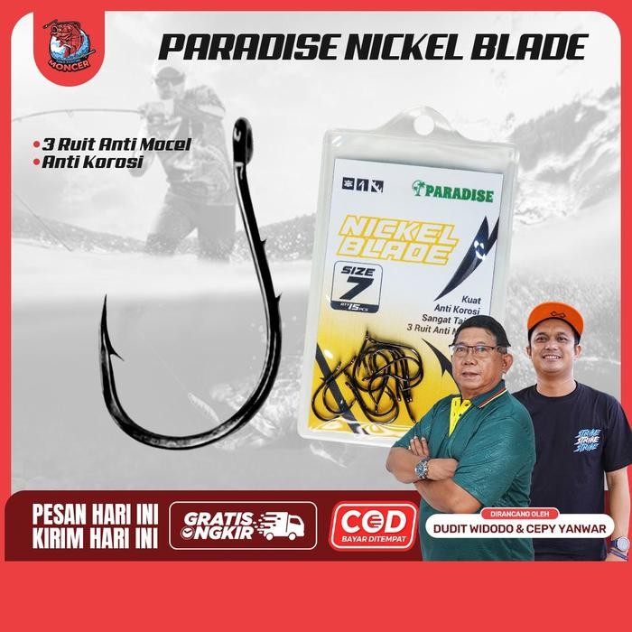 PREMIUM Pancing Ikan Kail Nickle Blade Berkualitas Tinggi - Umpan