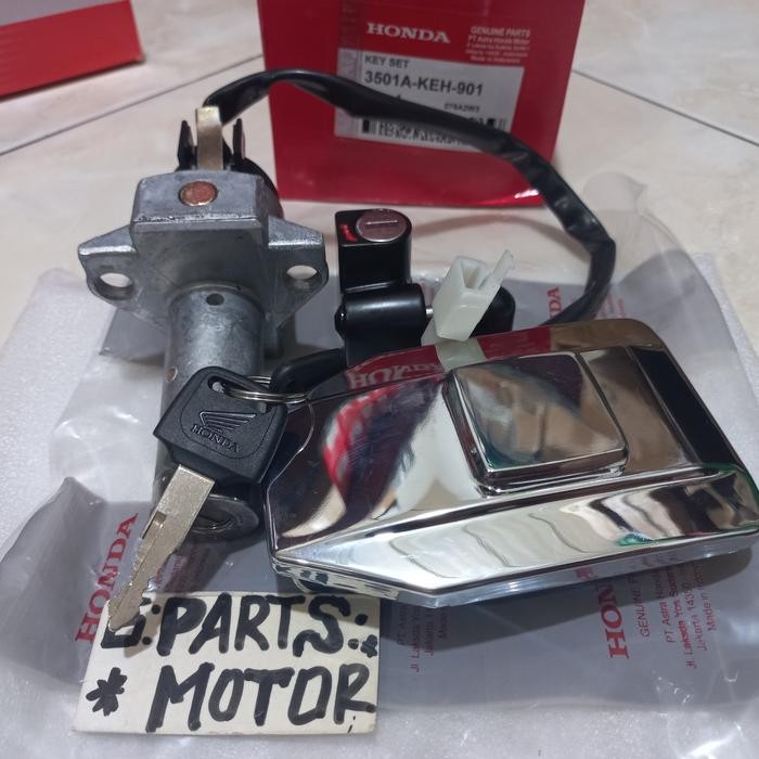PREMIUM kunci kontak assy gl pro gl max neotch lengkap plus tutup tangki