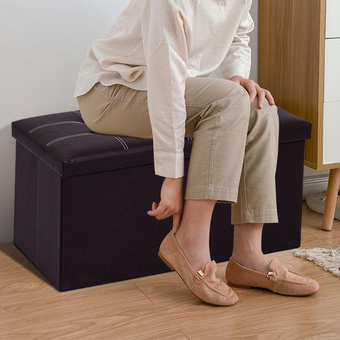 PREMIUM KURSI SOFA STORAGE BOX PANJANG / BOX LIPAT PENYIMPANAN MAINAN