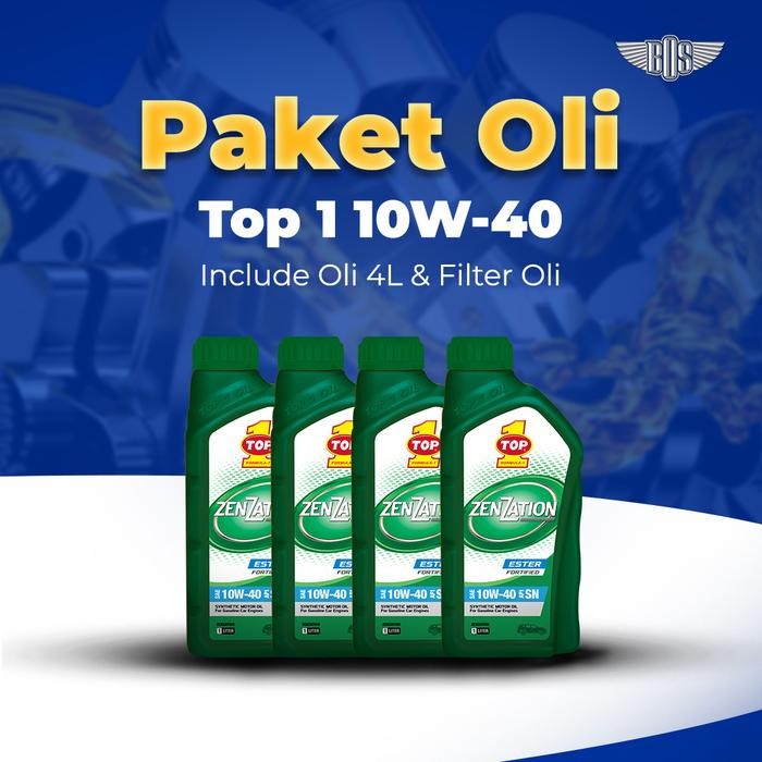 PREMIUM Paket Oli Top 1 Zenzation 10W-40