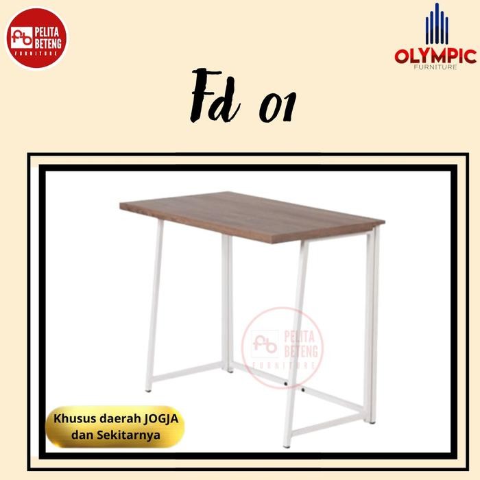 PREMIUM Folding Desk / Meja Lipat / Meja Belajar Lipat / FD-01 Olympic Jogja