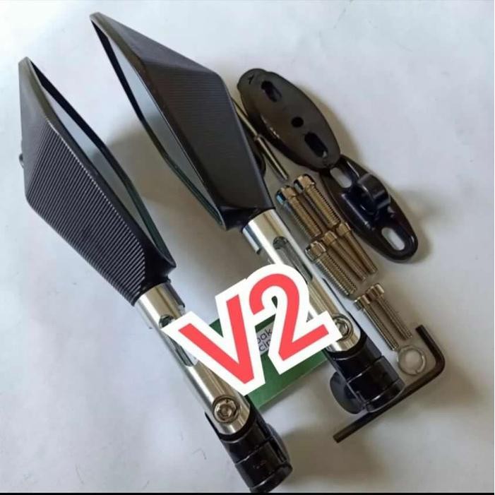 PREMIUM Kaca Spion Tomok V2 Kecil Full CNC Universal Motor NMAX Aerox R25 PCX