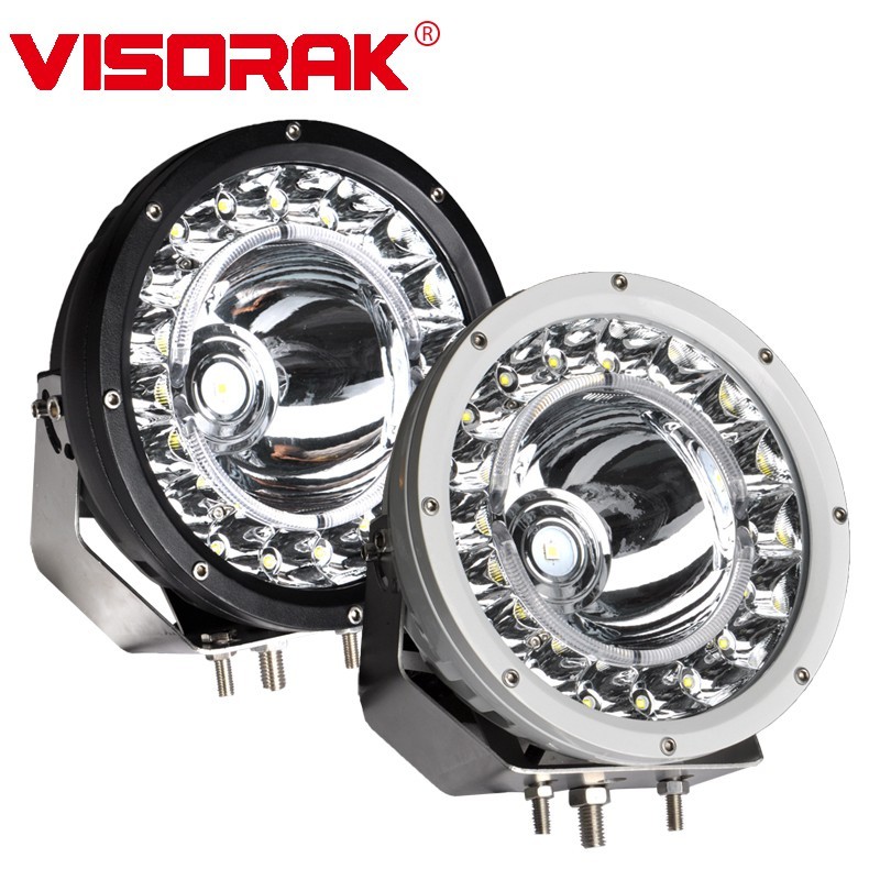 VISORAK 9 "Lampu Kerja Atap LED Tempat Kapal Mobil Daya Tinggi untuk SUV Off-Road 4X4 ARB Jeep Humme