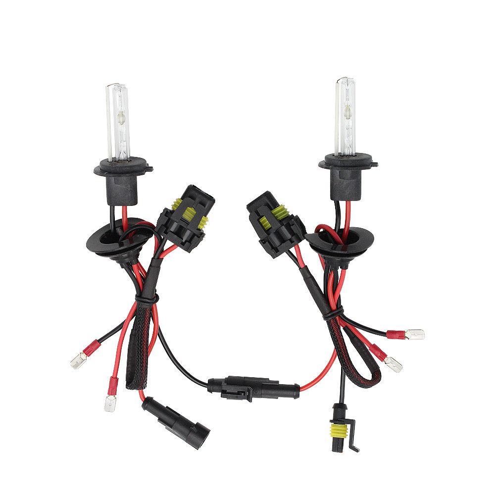 Bohlam Lampu Xenon HID 35W 55W H1 H3 H7 H11 9005 9006 12V Lampu Depan Mobil Otomatis 3000K 4300K ​​5