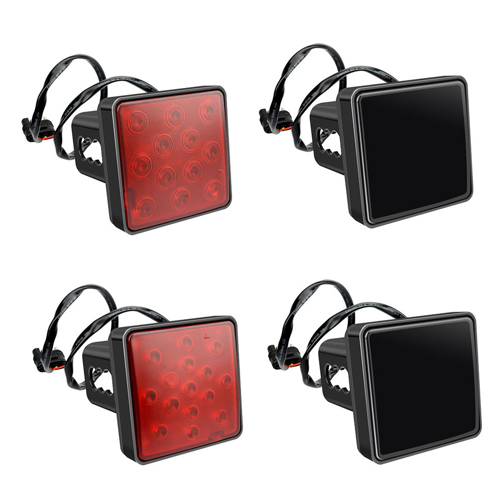 Lampu Rem Berhenti Mobil 12V 12LED /15LED untuk Lampu Belakang Penarik Truk Trailer Lampu Rem Belaka