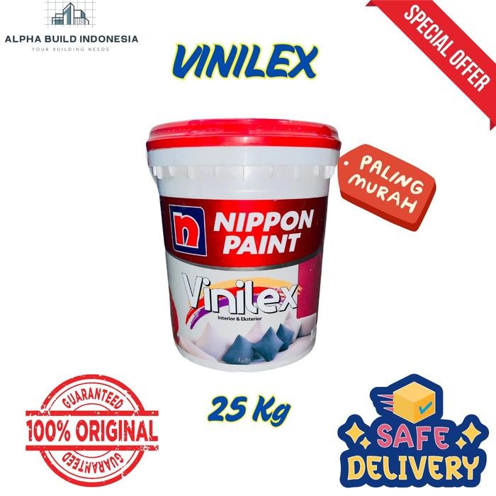 Cat Tembok Vinilex Nippon Paint 25 kg Eksterior Interior