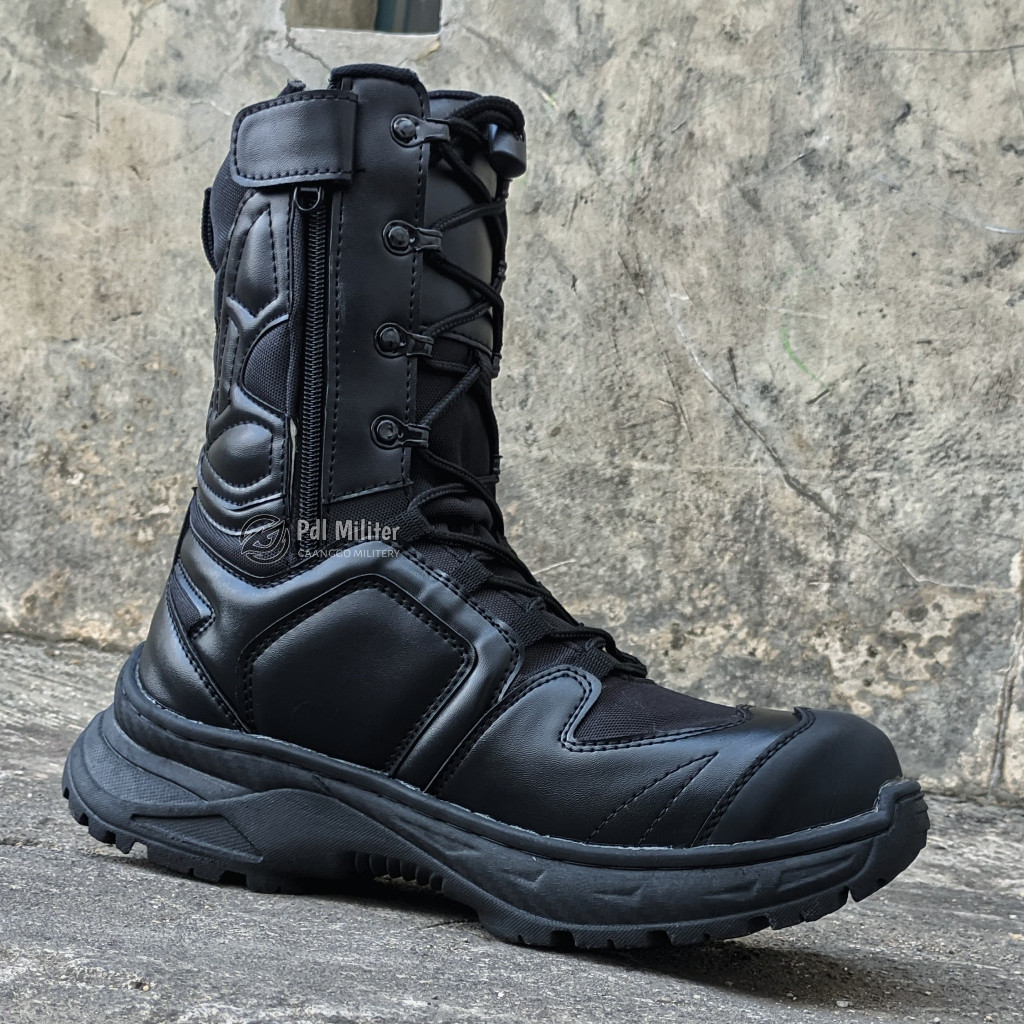 BIG SALE Sepatu Boots PDL Terlaris Sepatu PDL TNI POLRI SECURITY SATPAM Safety Boots Terbaru Caango