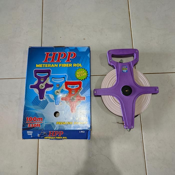 Meteran Tanah 100 M / Meter Roll 100 Meter / Meteran Kain 100M