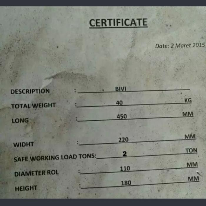 Bivi Atau Hand Winch Tbk