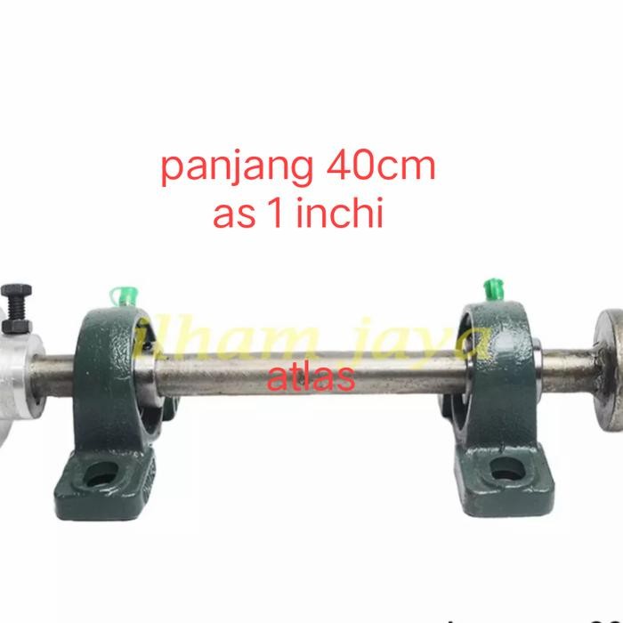 Terbaru As Gergaji Serkel Circular Saw Belah Potong Panjang 40Cm As 1 Inchi