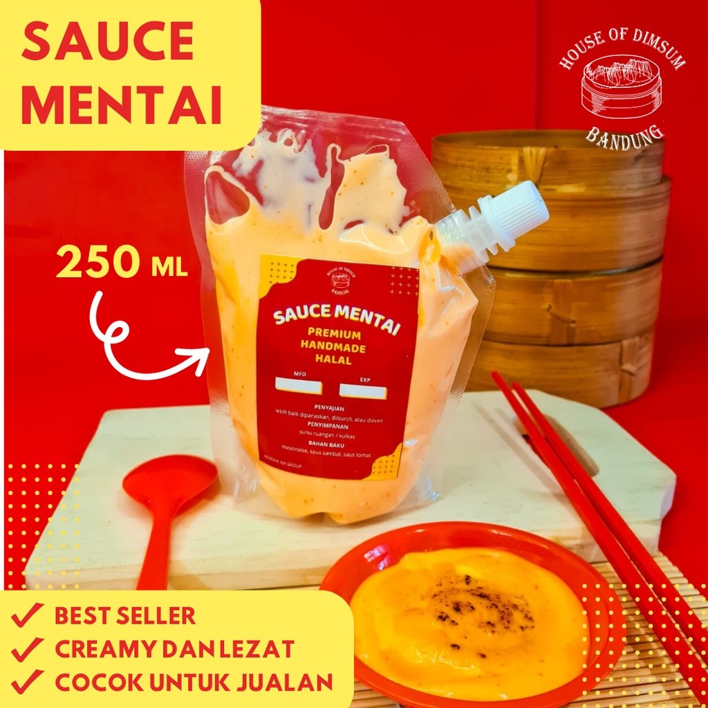 

SANS Saos Saus Mentai Halal 250ml Creamy Enak