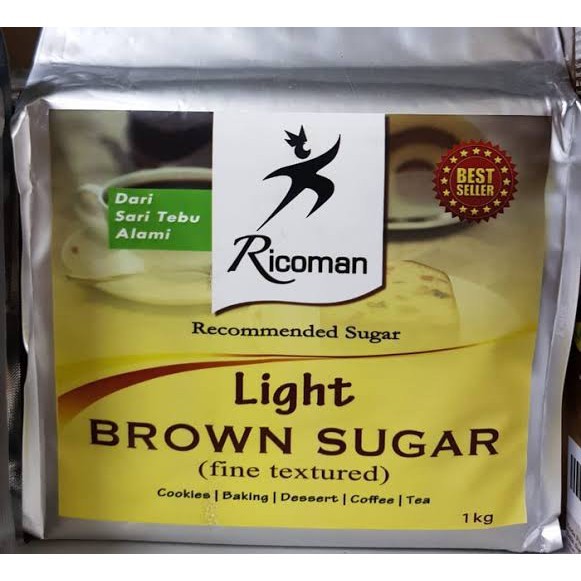 

SANS Light Brown Sugar Ricoman 1kg