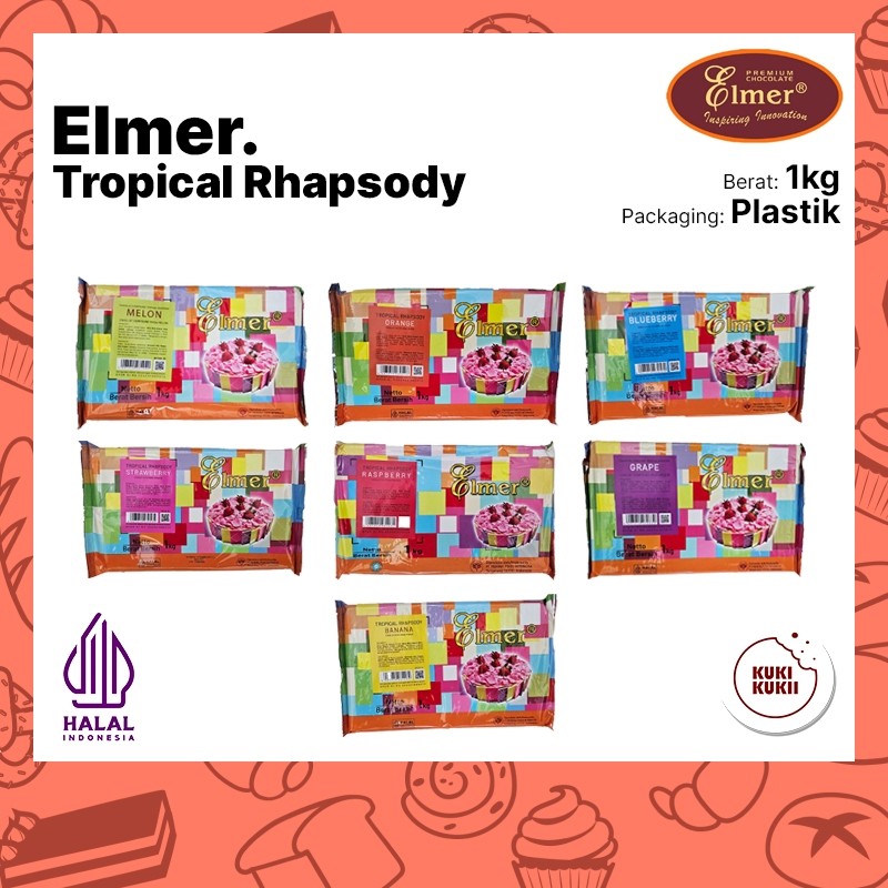 

SANS Elmer Tropical Rhapsody 1kg Coklat Batang Warna Rainbow Elmer 1 kg