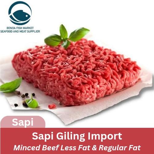 

minced beef less fat daging sapi giling rendah lemak