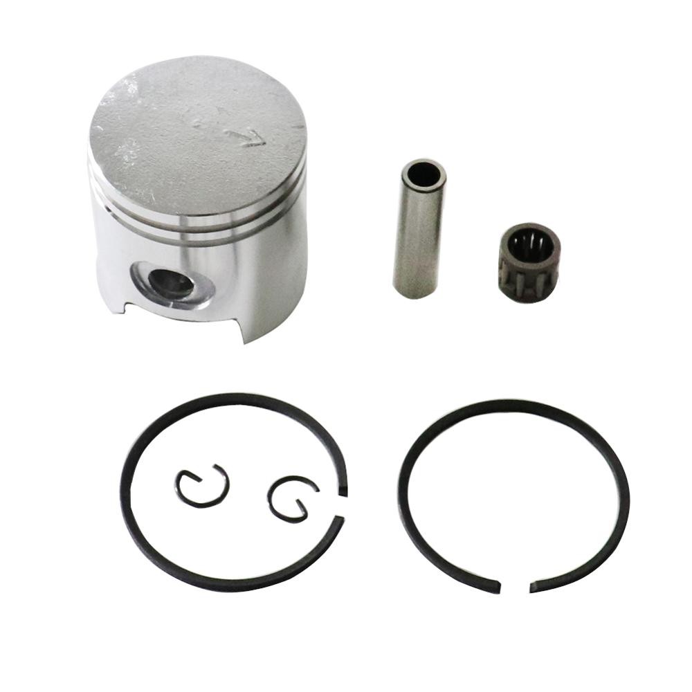 Cincin Piston & Piston Sepeda Motor 45Mm 10Mm untuk Mesin Motor 60cc 80cc 2 Tak Sepeda Bermotor