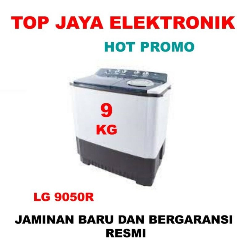 MCL5 MESIN CUCI LG 9KG.LG MESIN CUCI 9KG TWIN TUB BARU BERGARANSI RESMI