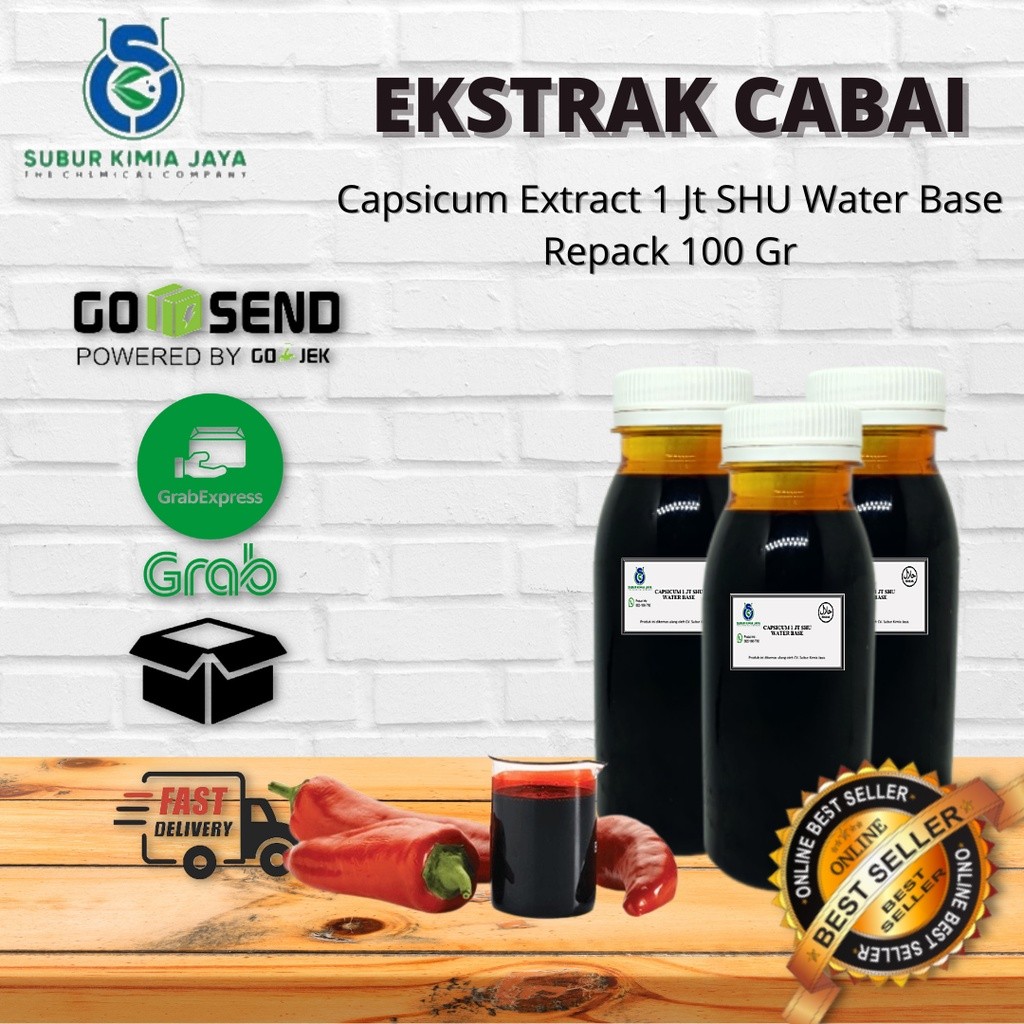 

SANS Ekstrak Cabe Merah Murni Water Base / Pure Capsicum Ekstrak 100 Gr