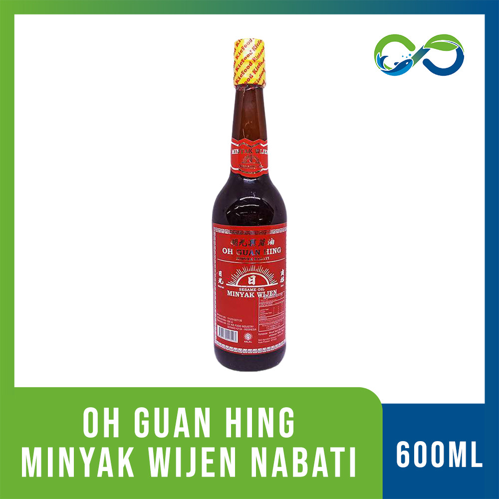 

SANS [AquaEcoFarm] MINYAK WIJEN CAP MATAHARI OH GUAN HING 600ML (SUN BRAND SESAME OIL) Bandung