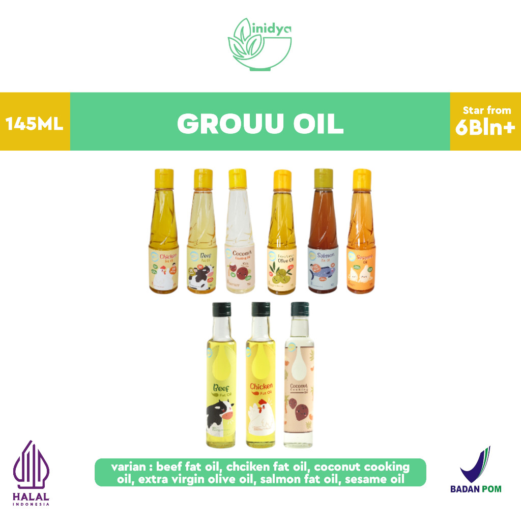 

SANS GROUU Fat Oil Minyak Lemak Mpasi - Cooking Oil - Chicken Fat Oil Beef Fat Oil Minyak Evoo