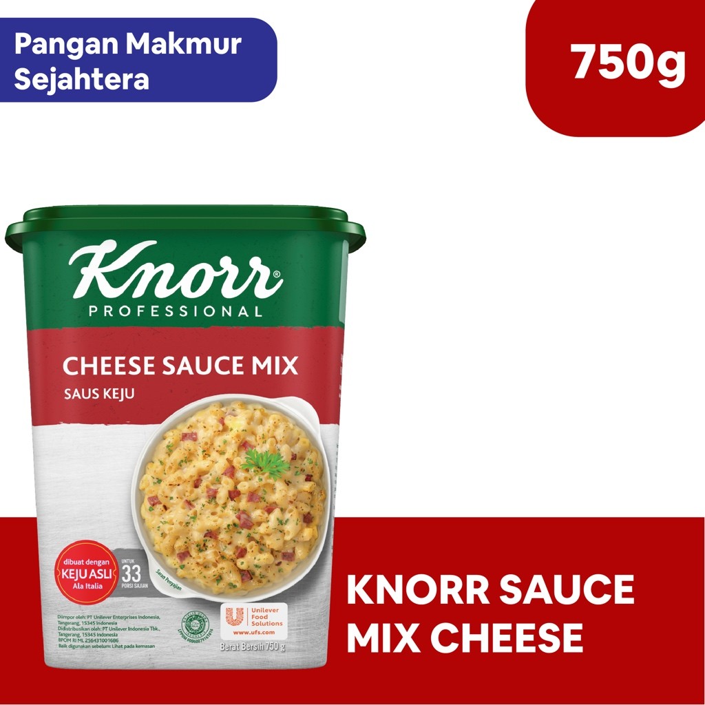 

SANS Knorr - Saus Keju / Sauce Mix Cheese 750gr