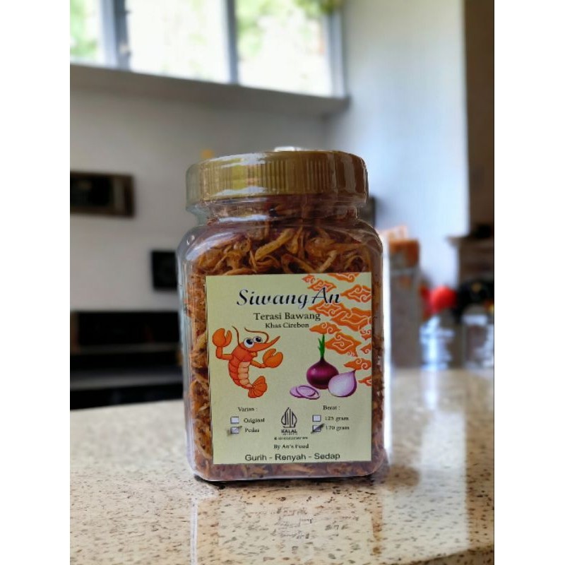 

SANS Siwang - 170gr Bawang Goreng Terasi / Terasi Bawang Khas Cirebon Indramayu