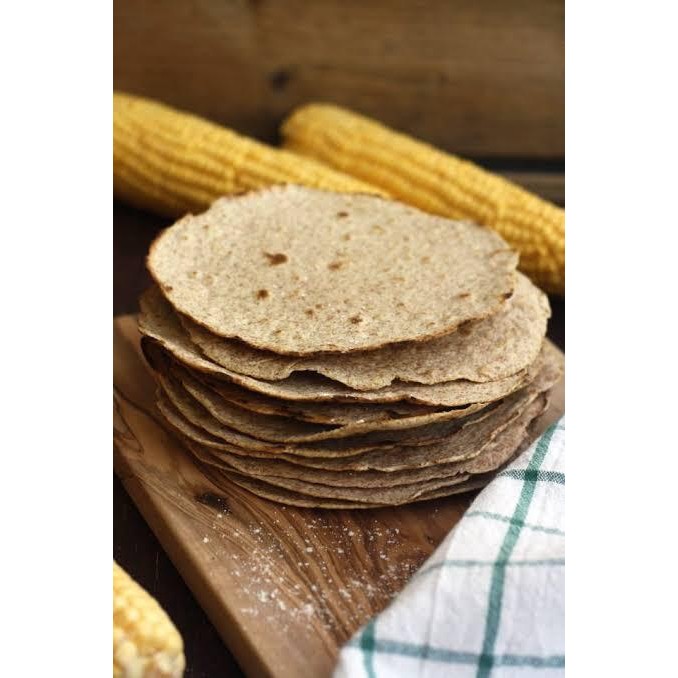 

SALE !!! TACO - WHOLE WHEAT FLOUR TORTILLA 25 CM FROZEN (GANDUM) TANPA PENGAWET READYY
