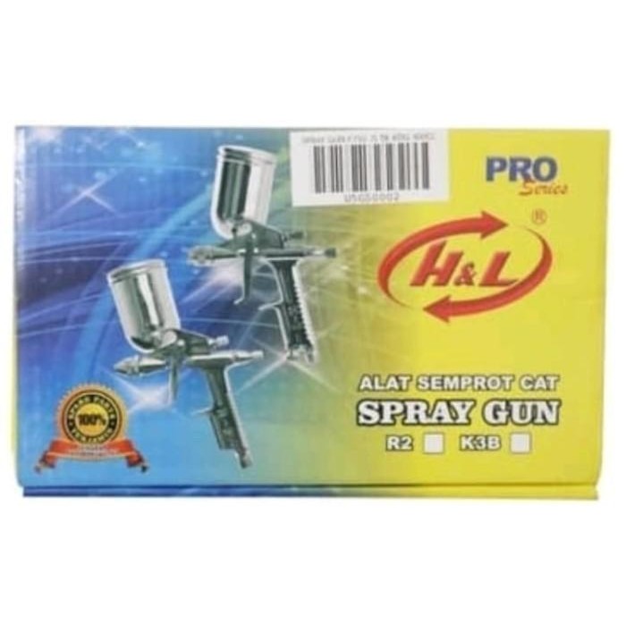 Spraygun H&L Pro R2 Tabung Atas Spray Gun Cat Paint Air Brush Hl