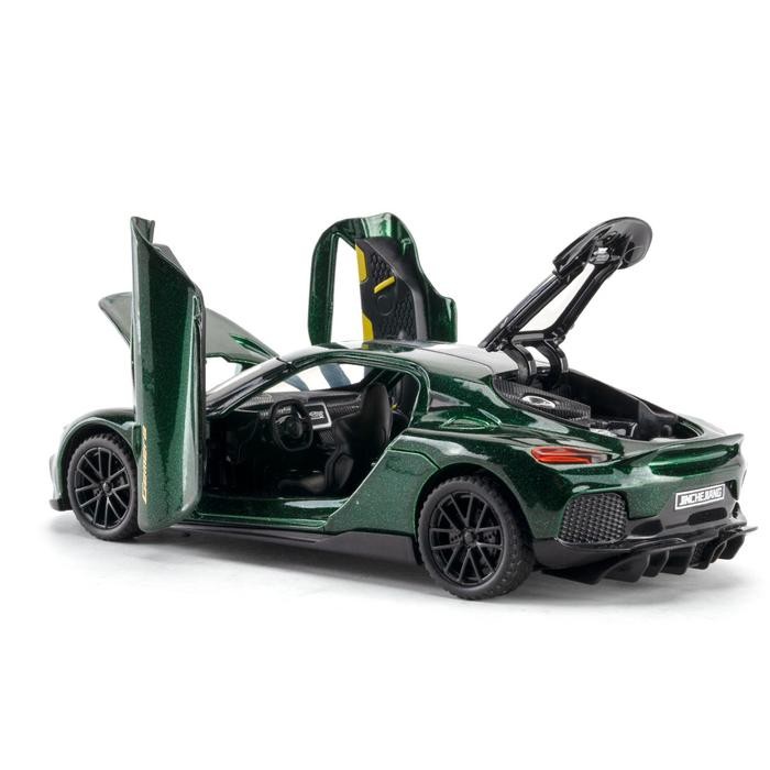 Terlaris Diecast Alloy Koenigsegg Gemera Scala 1:32 With Light Sound Pullback (R327)