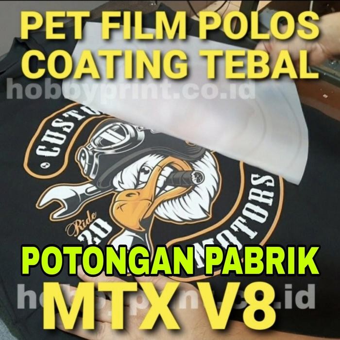 

A3 Inkjet Transfer Film Sablon Dtf Digital Transfer Film Hot Melt Terbatas