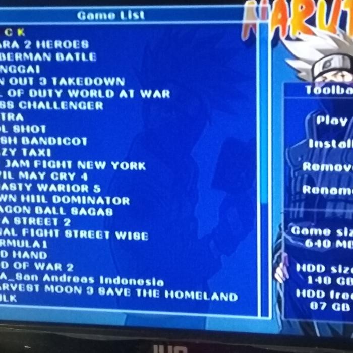 Hdd/Hardisk Internal Ps2 160Gb Seagate Slim / Hdd Na 160Gb + Game