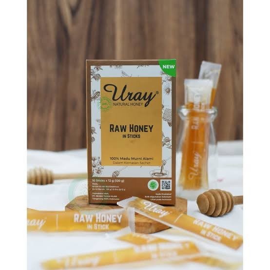 

RATU MADU URAY SACHET STICKS- RAW HONEY IN STICKS 10 x 12gr