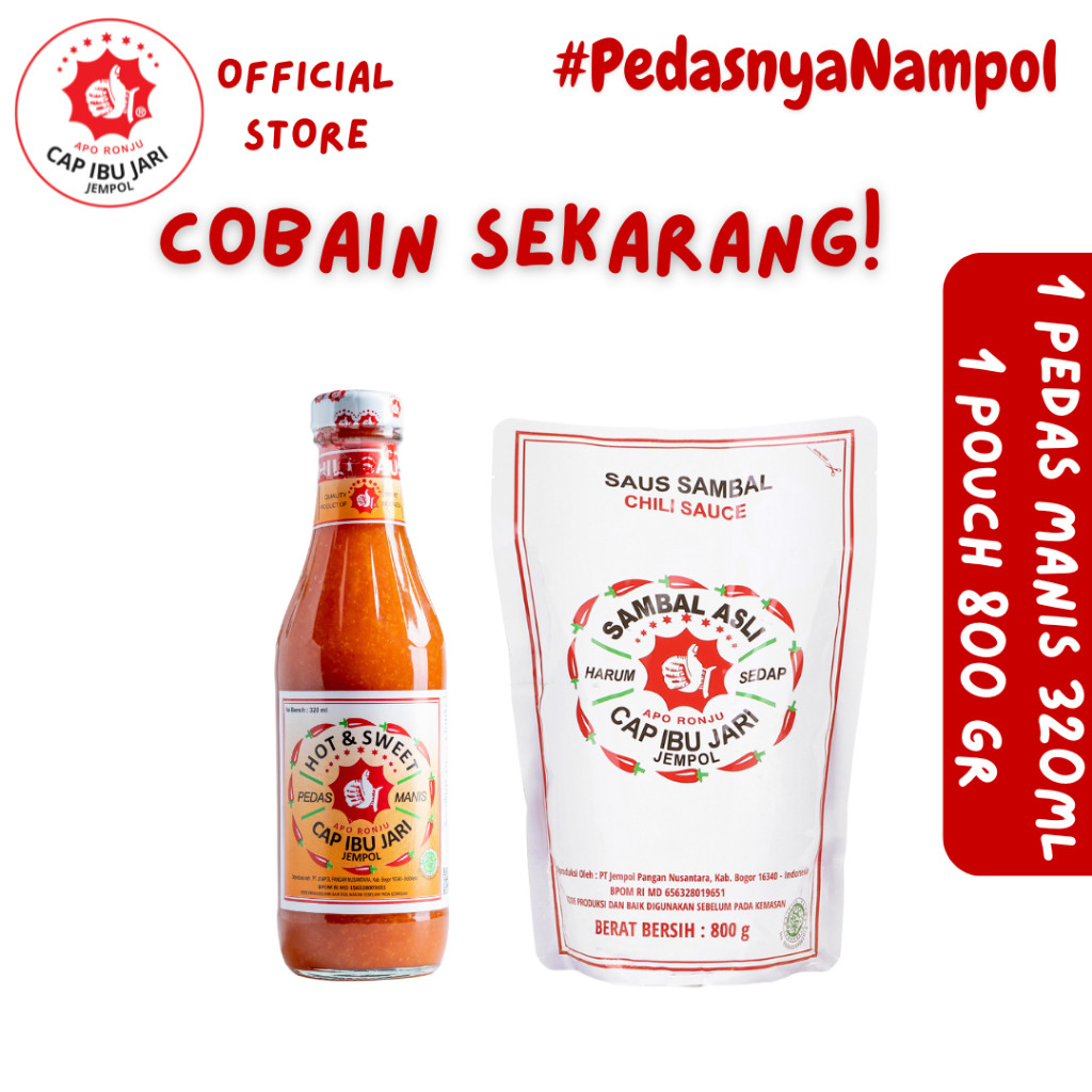 

Sambal Asli Cap Ibu Jari Jempol PAKET MIX 1