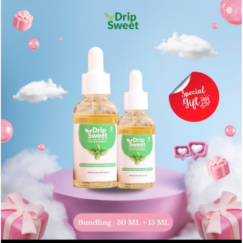 

[Kombo] DripSweet Gula Stevia Pemanis Alami Cair 30ml + 15ml