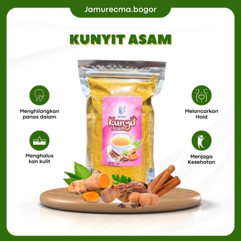 

RATU RECMA Kunyit Asam Instan Tanpa Ampas Lancarkan Haid