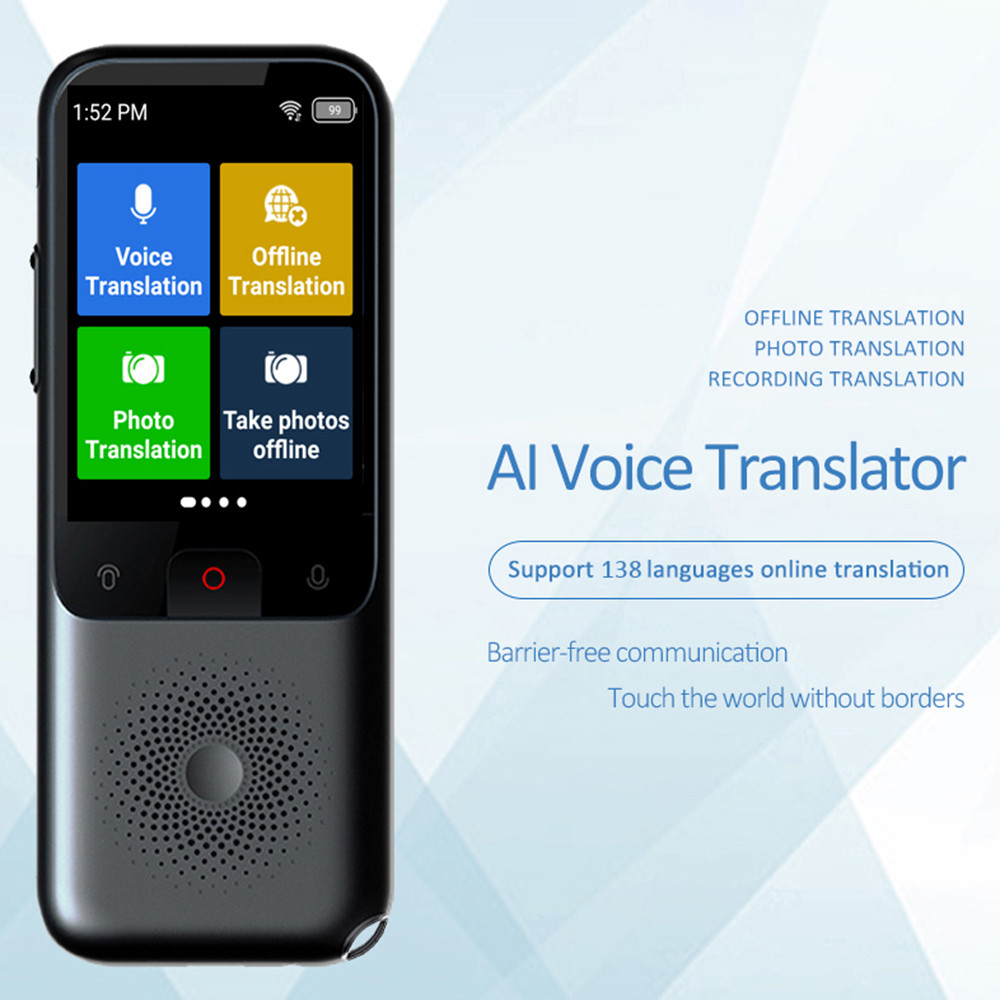 T11 Language Translator Device 138 Languages Voice Translate Offline Translation Simultaneous Interp