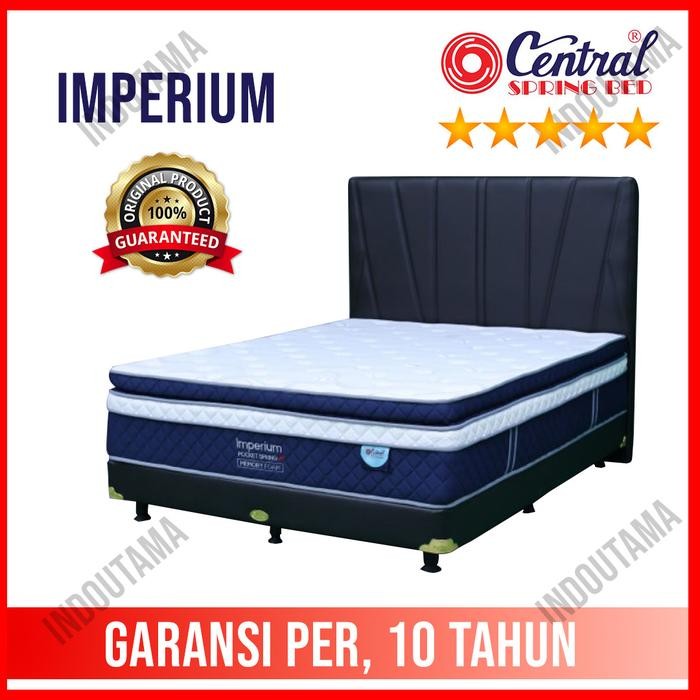 Kasur Springbed Central Imperium Pocket 160X200Cm Kasur Saja