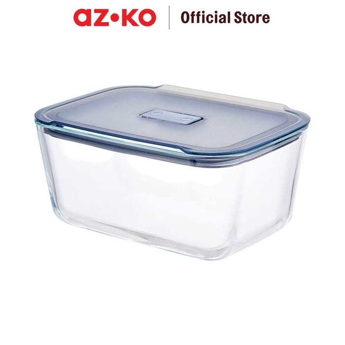 

AZKO Picas Wadah Makanan Kaca Rectangular Food Container Kotak Makan Food Grade Serbaguna Tempat