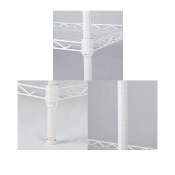 Krisbow Rak Kawat Besi - Rak Besi 3 Tingkat