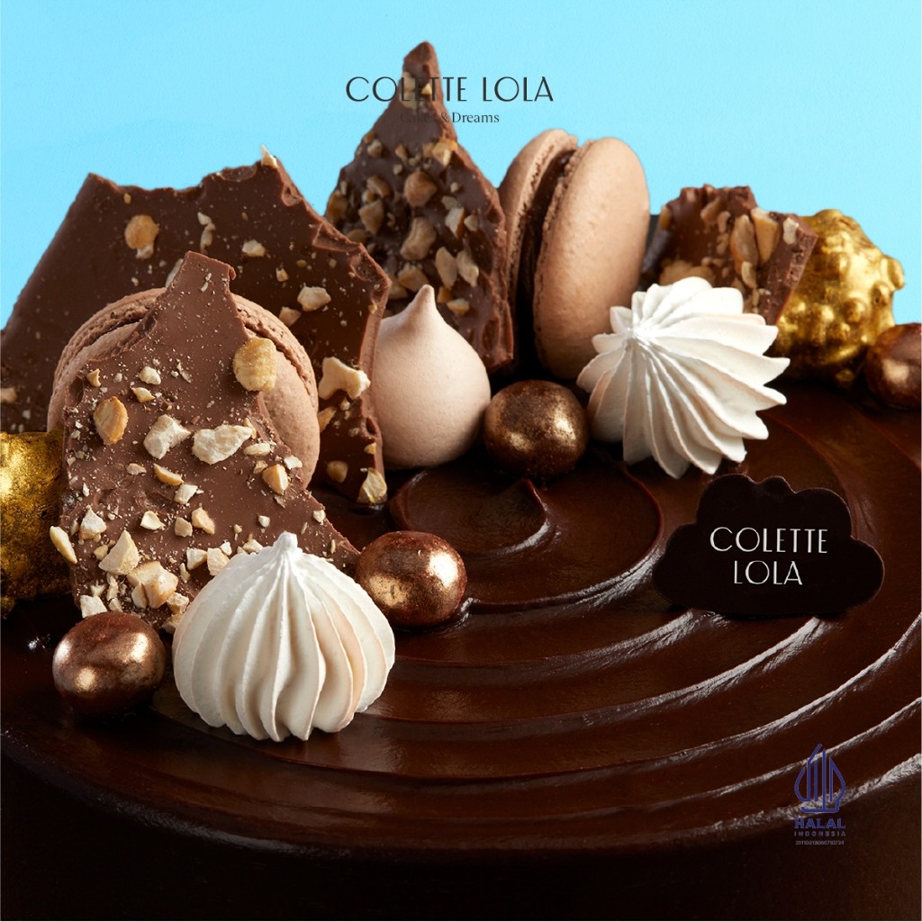 

Kue / Cake Colette Lola Chocolate Amber - Round 20cm