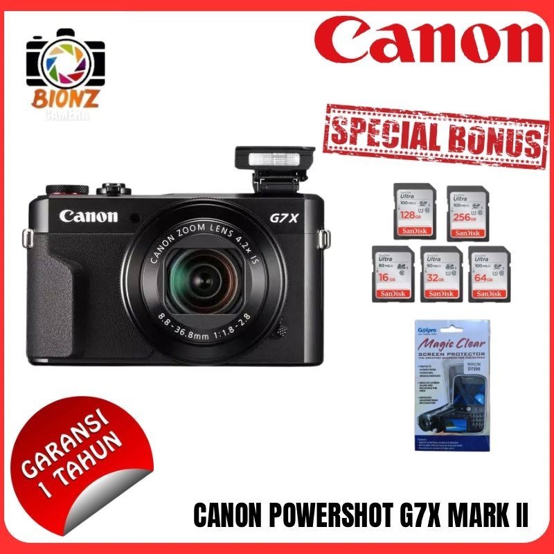 CAMERA CANON POWERSHOOT G7X MARK II / CANON G7X MARK II