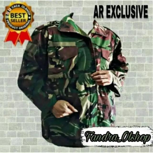 Jaket Loreng Tni Abri Malfinas Bolak Balik Merk Ar .