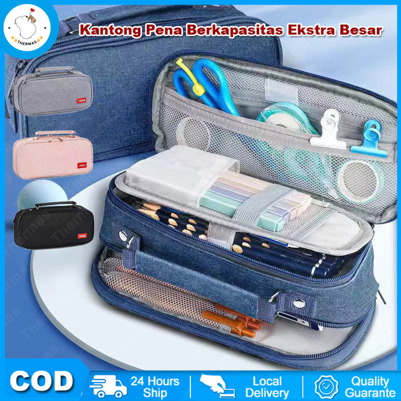 

Tempat Pensil Berkapasitas Besar Tempat Pensil Multi Fungsi Tempat Pensil Multi Lapis Tempat Pensil