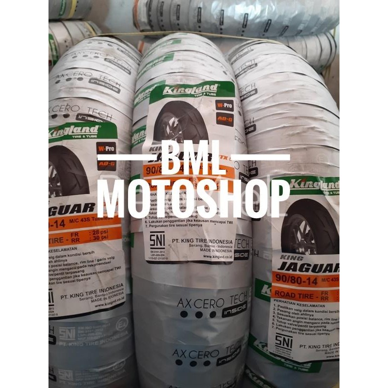 Ban Kingland Matic Tubeless 90/80-14 Rtx 5 Soft Compound Ban Motor Ring 14